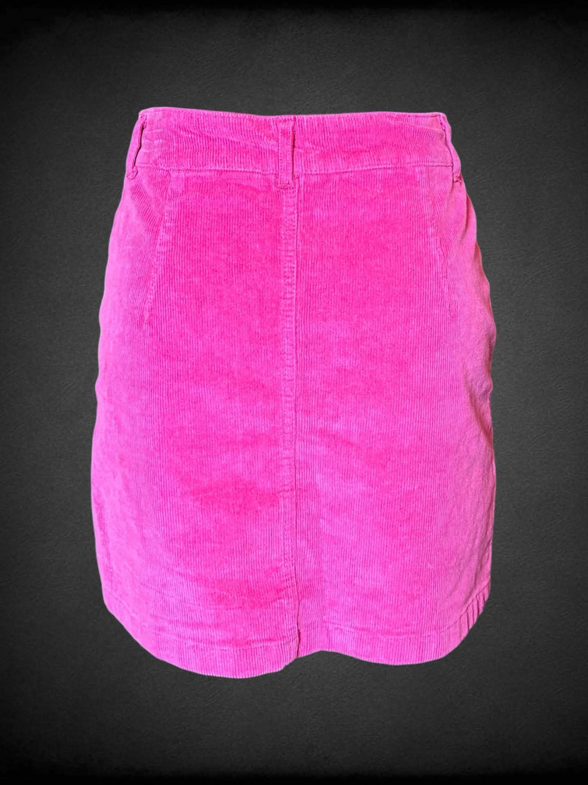 S Wild Fable NWT hot pink corduroy pencil skirt with buttons on front