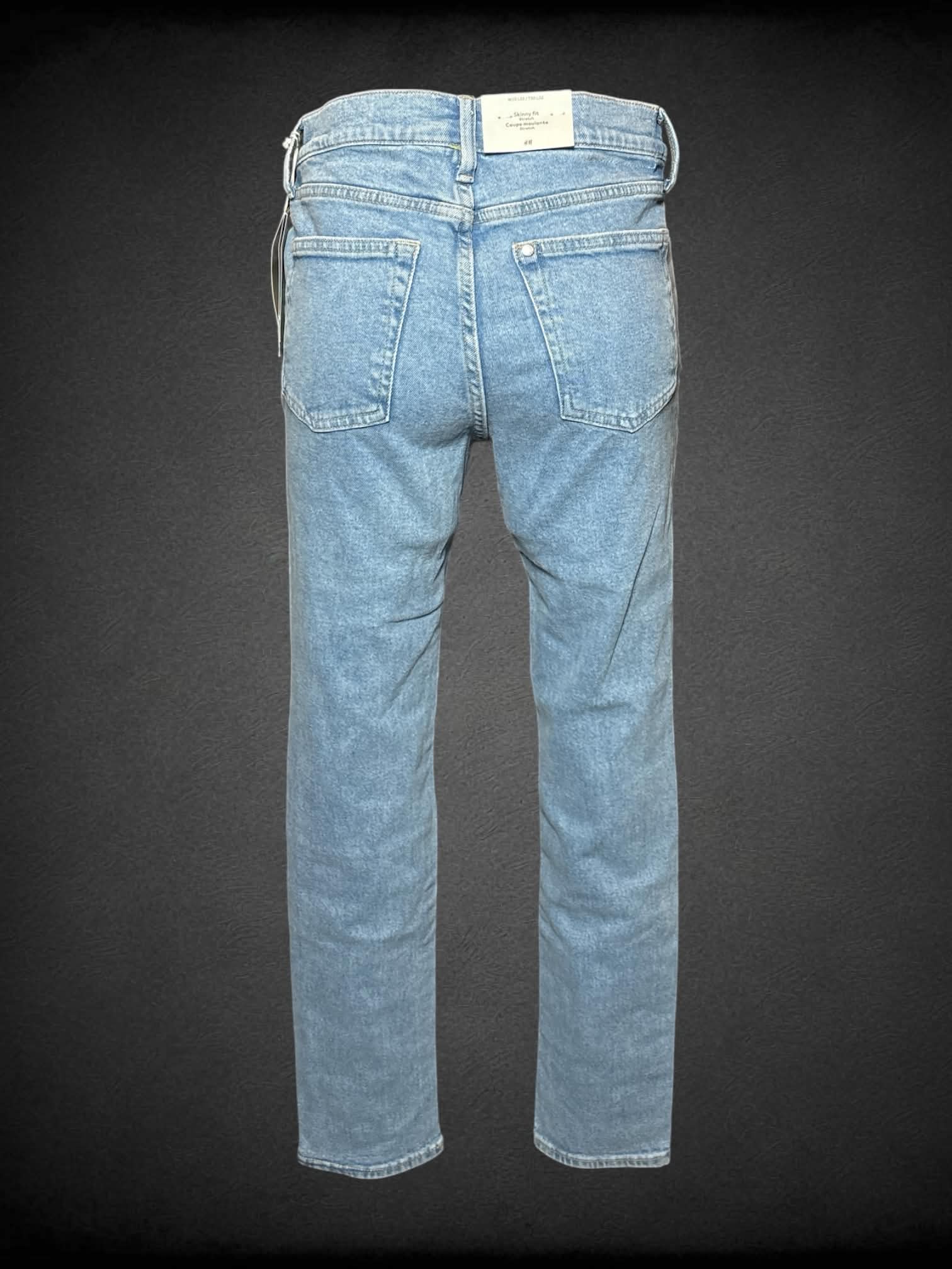 M H&M NWT light blue high-waisted skinny jeans