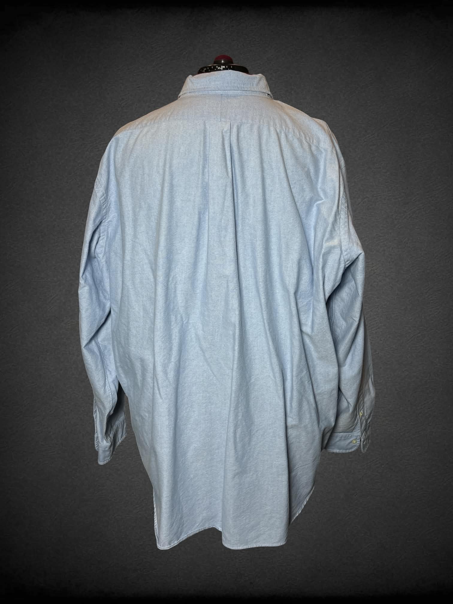 5X Ralph Lauren light blue button-up shirt