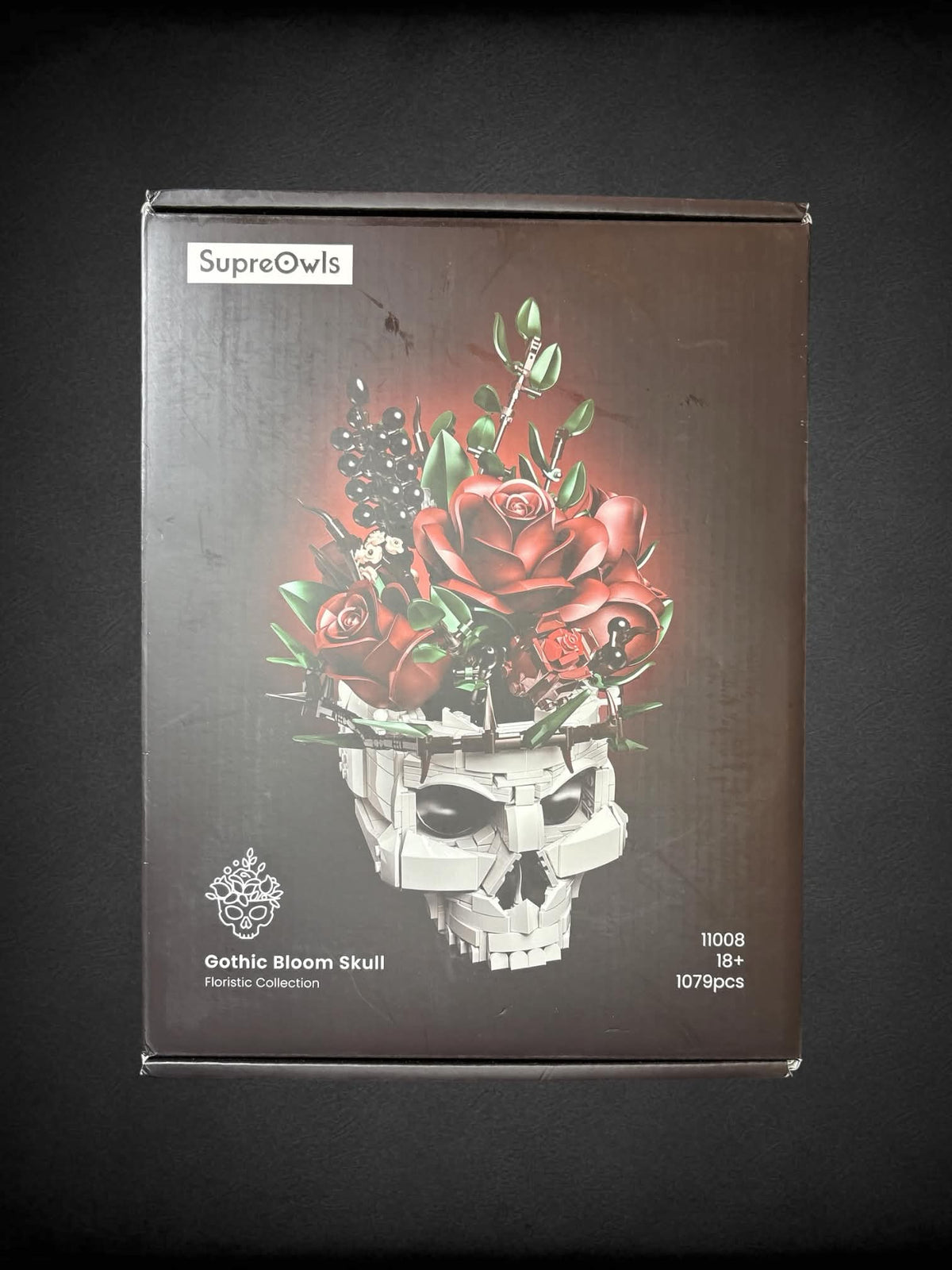 SupreOwls new in box skull & flower “Lego”