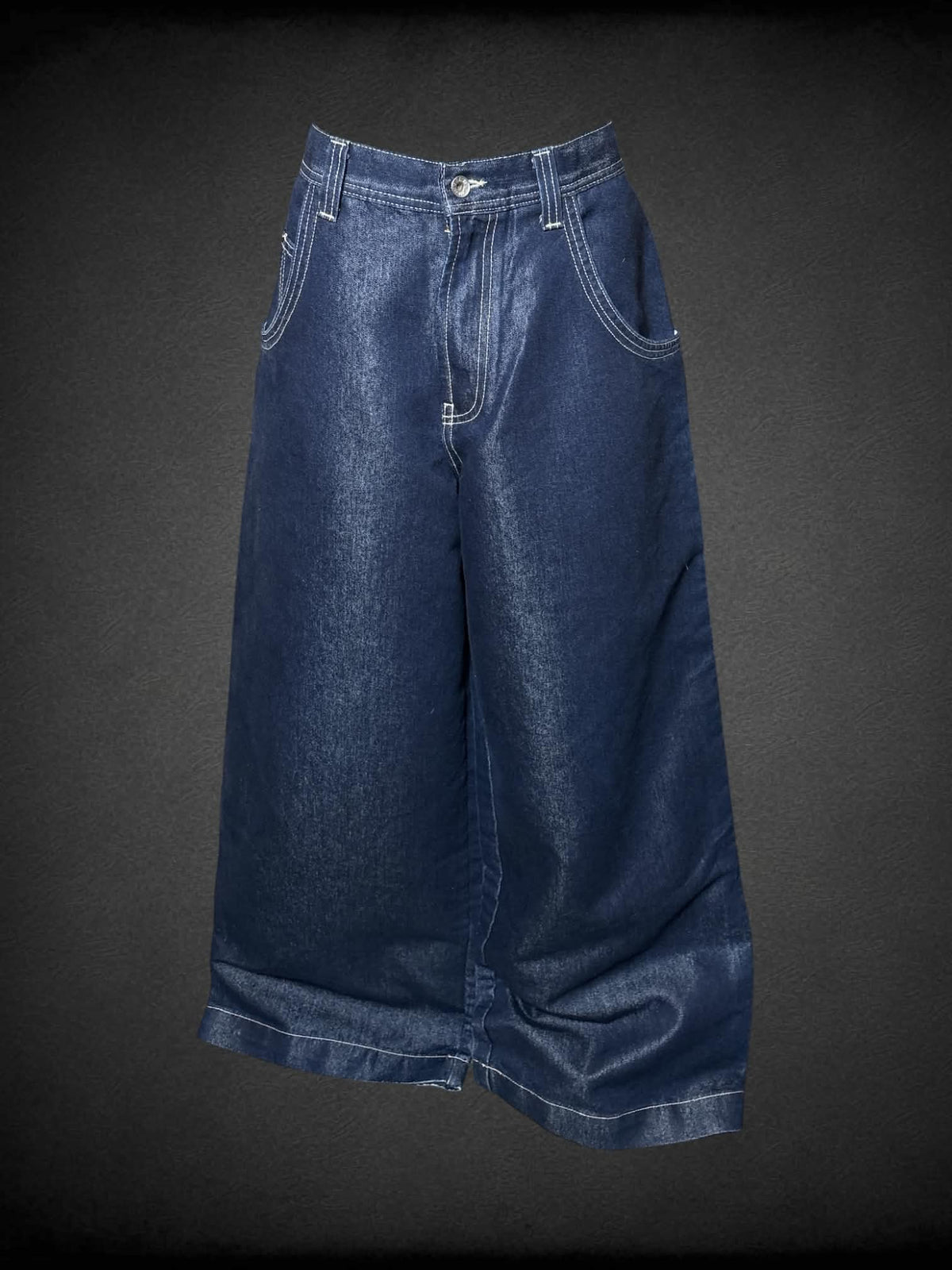 L JNCO Jeans designer Y2K dark blue high-waisted wide leg jeans