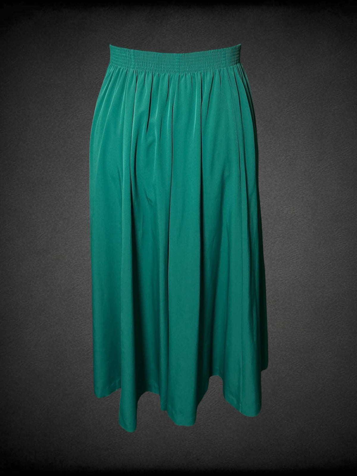 XL Peter Popovitch vintage long green button-up skirt with stretch waist