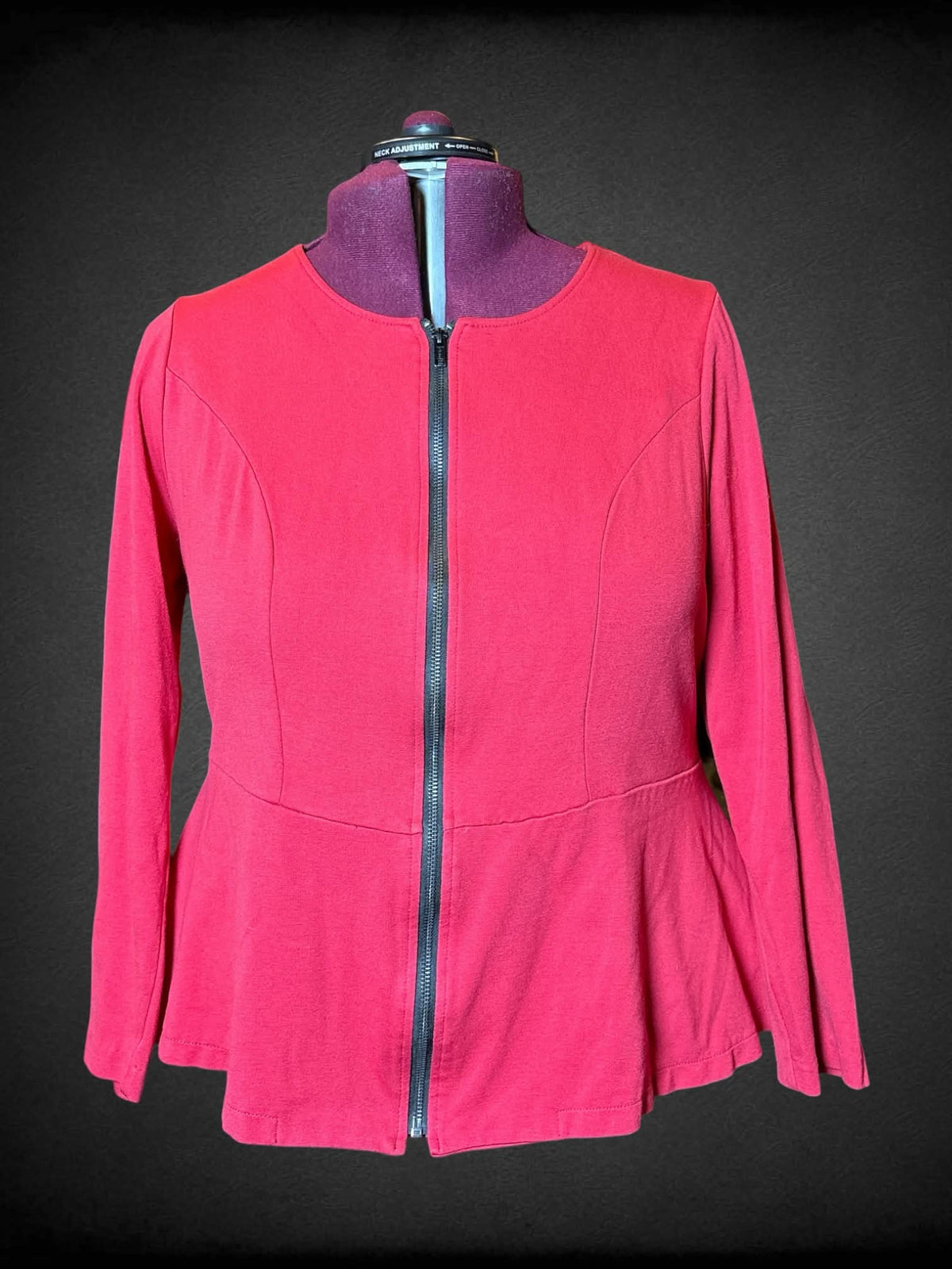2X Torrid red zip-up long-sleeve top