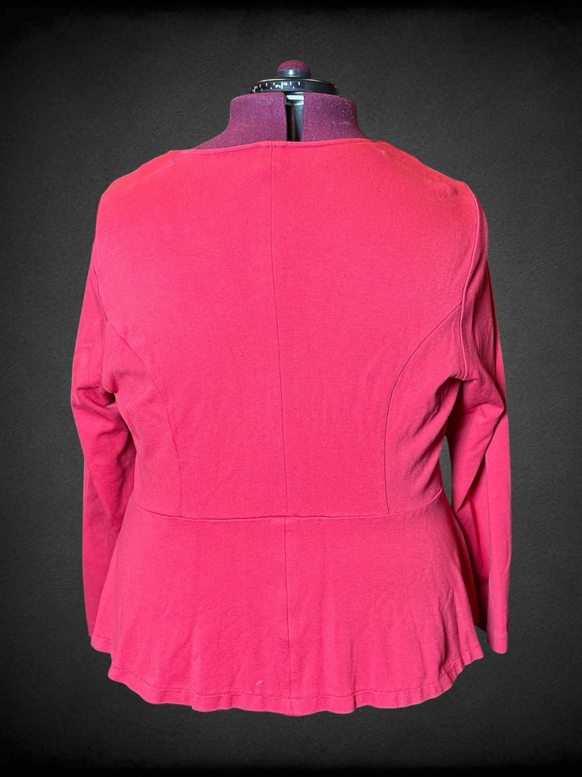 2X Torrid red zip-up long-sleeve top