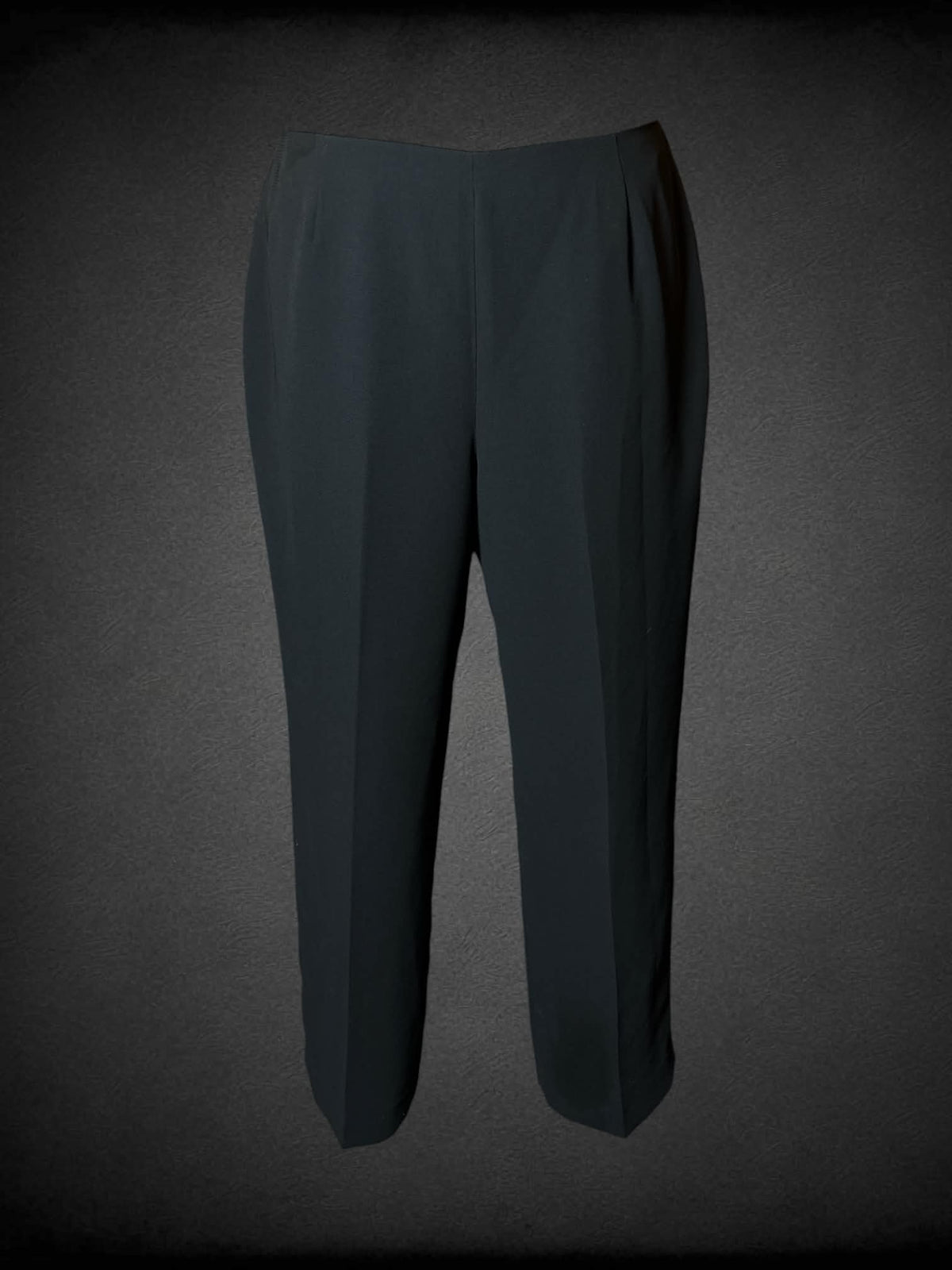 XL Jones Studio vintage black formal pants with zipper and button on side