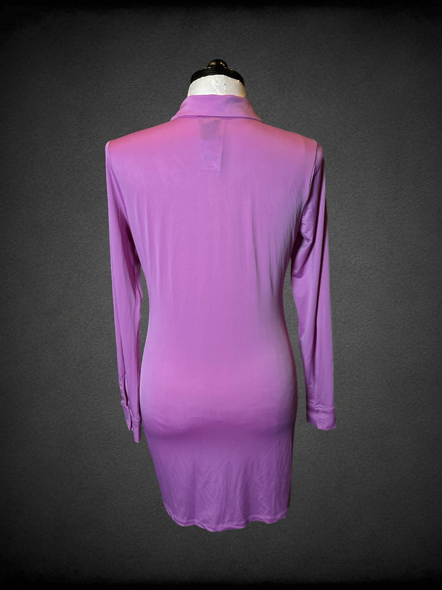 1X Wild Fable NWT pink long-sleeve button-up dress with cinched design on front