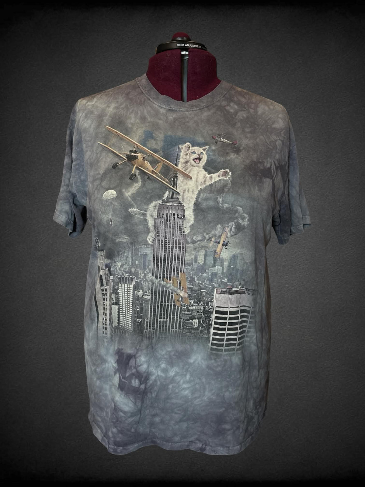 2X The Mountain blue grey tie dye t shirt