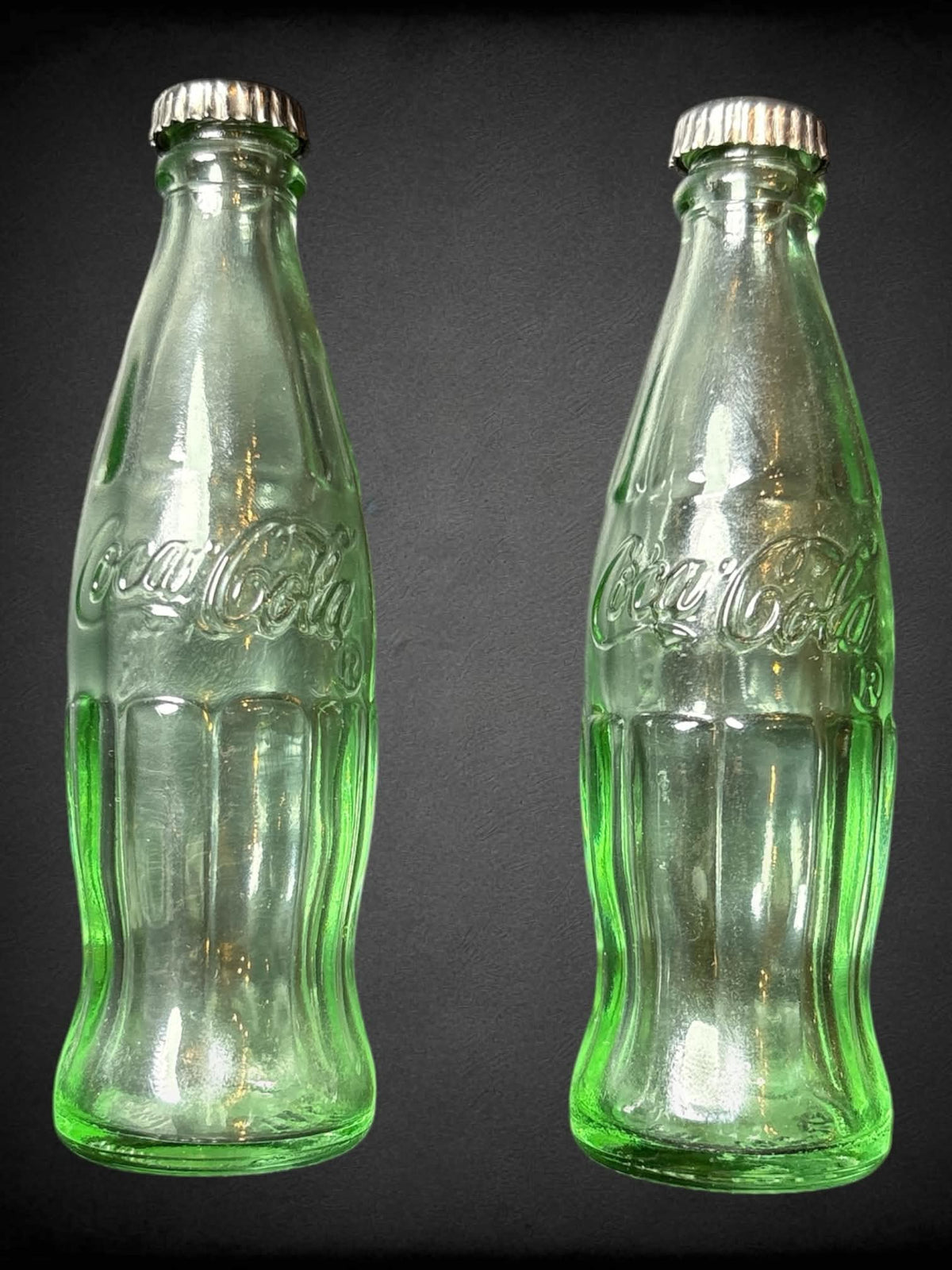 Coca Cola mini bottle salt and pepper shakers