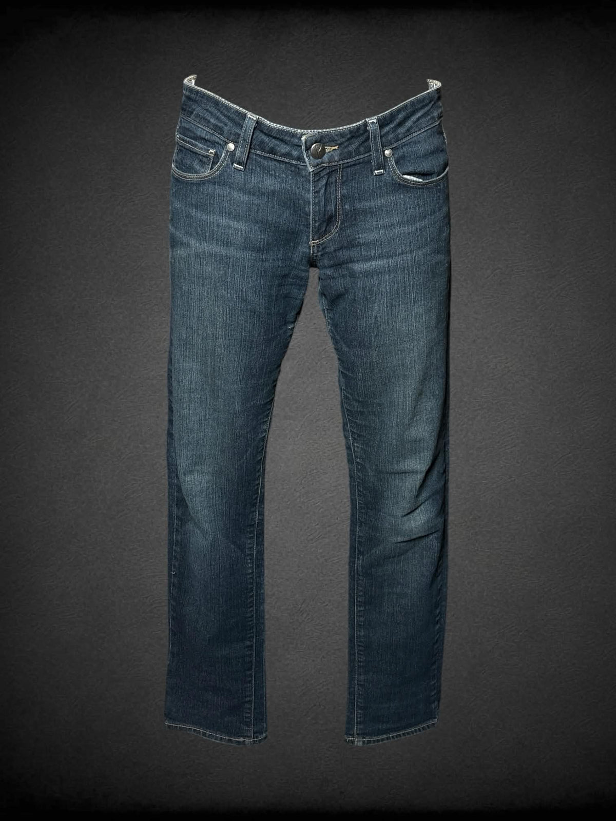 M Paige dark blue low-rise jeans with stretch waist