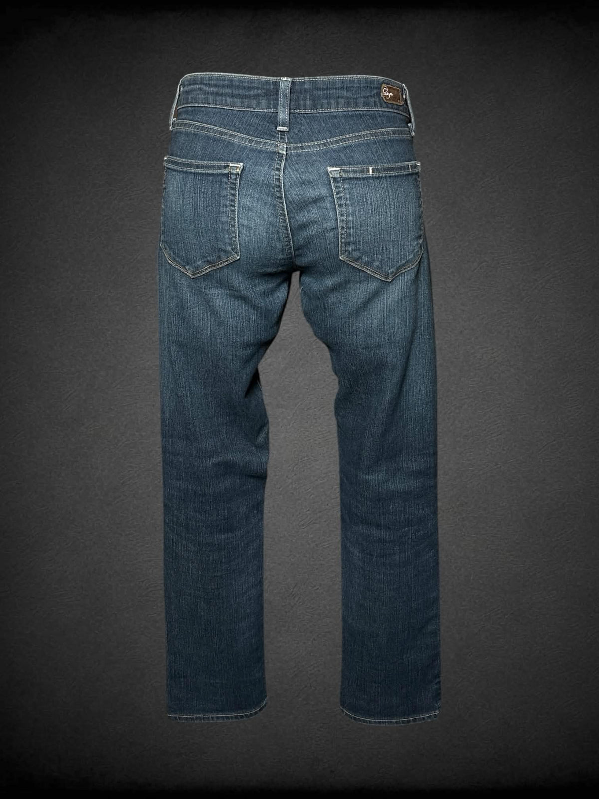 M Paige dark blue low-rise jeans with stretch waist