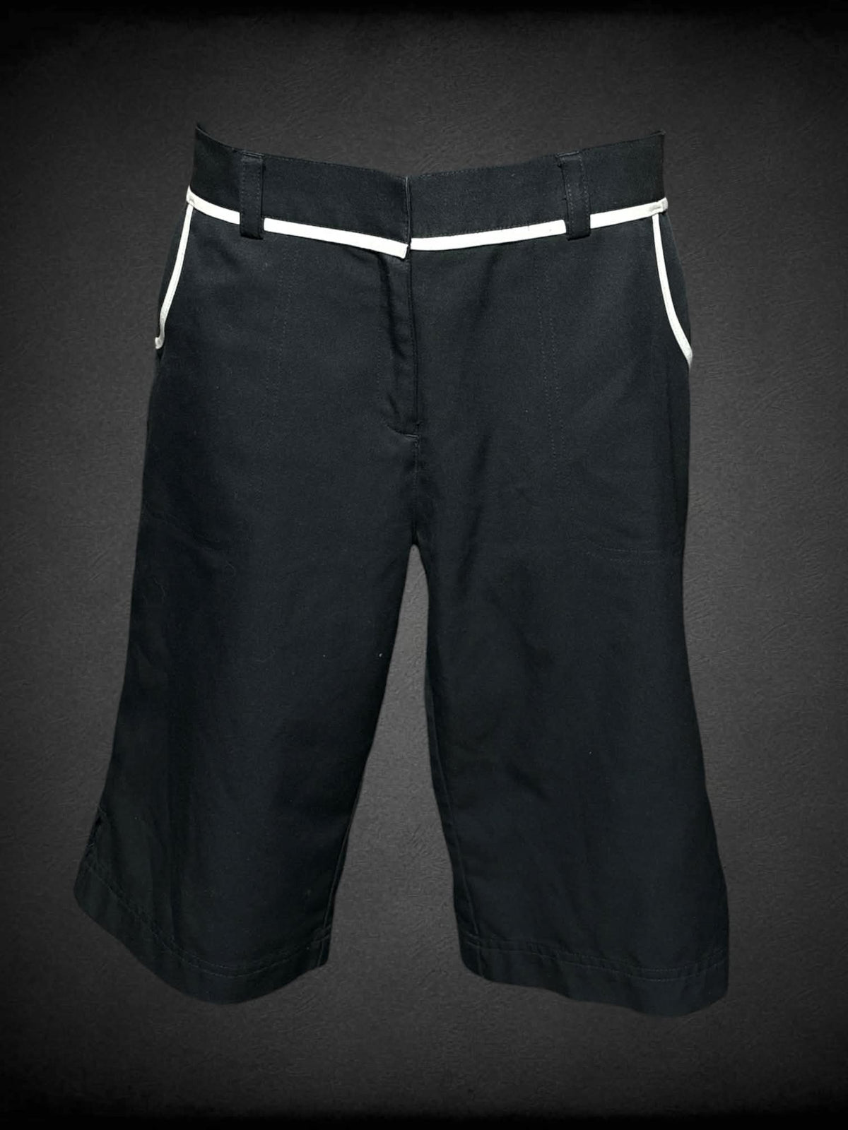 M Callaway black shorts with white detailing