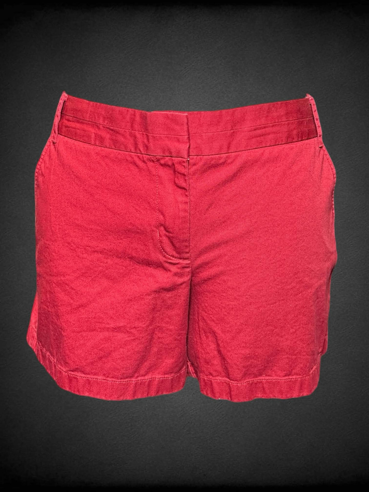0X J. Crew red cotton shorts