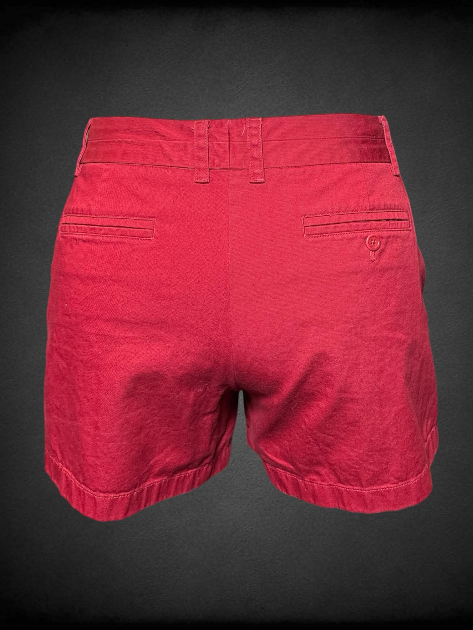 0X J. Crew red cotton shorts