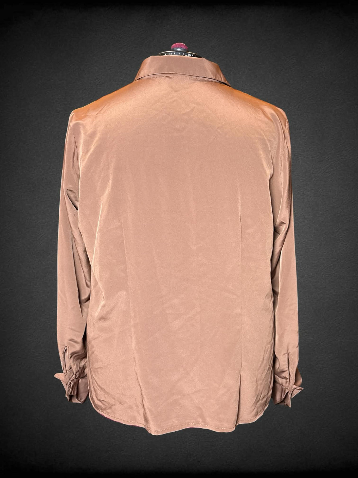 2X Notations vintage brown button-up shirt