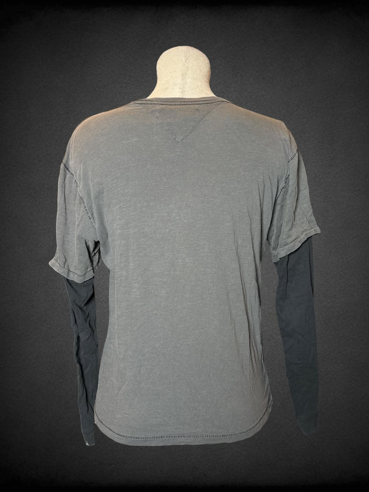 L Tony Hawk Y2K layered long-sleeve shirt with “Tony Hawk” graphic on front