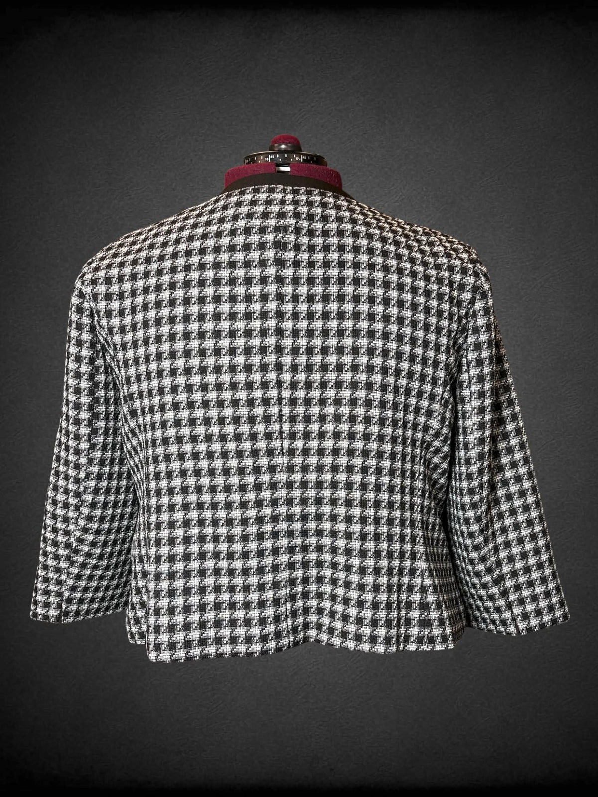 2X Danillo black & white textured blazer