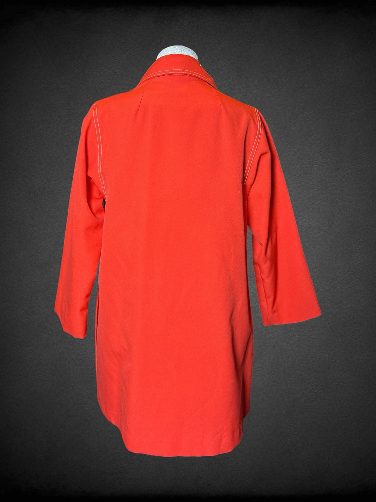 L Jerold vintage orange coat with buckles