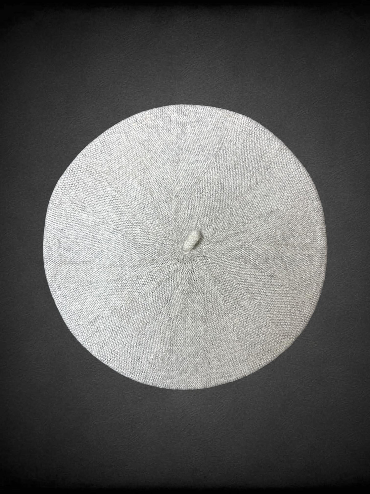 Grey knit beret new in package