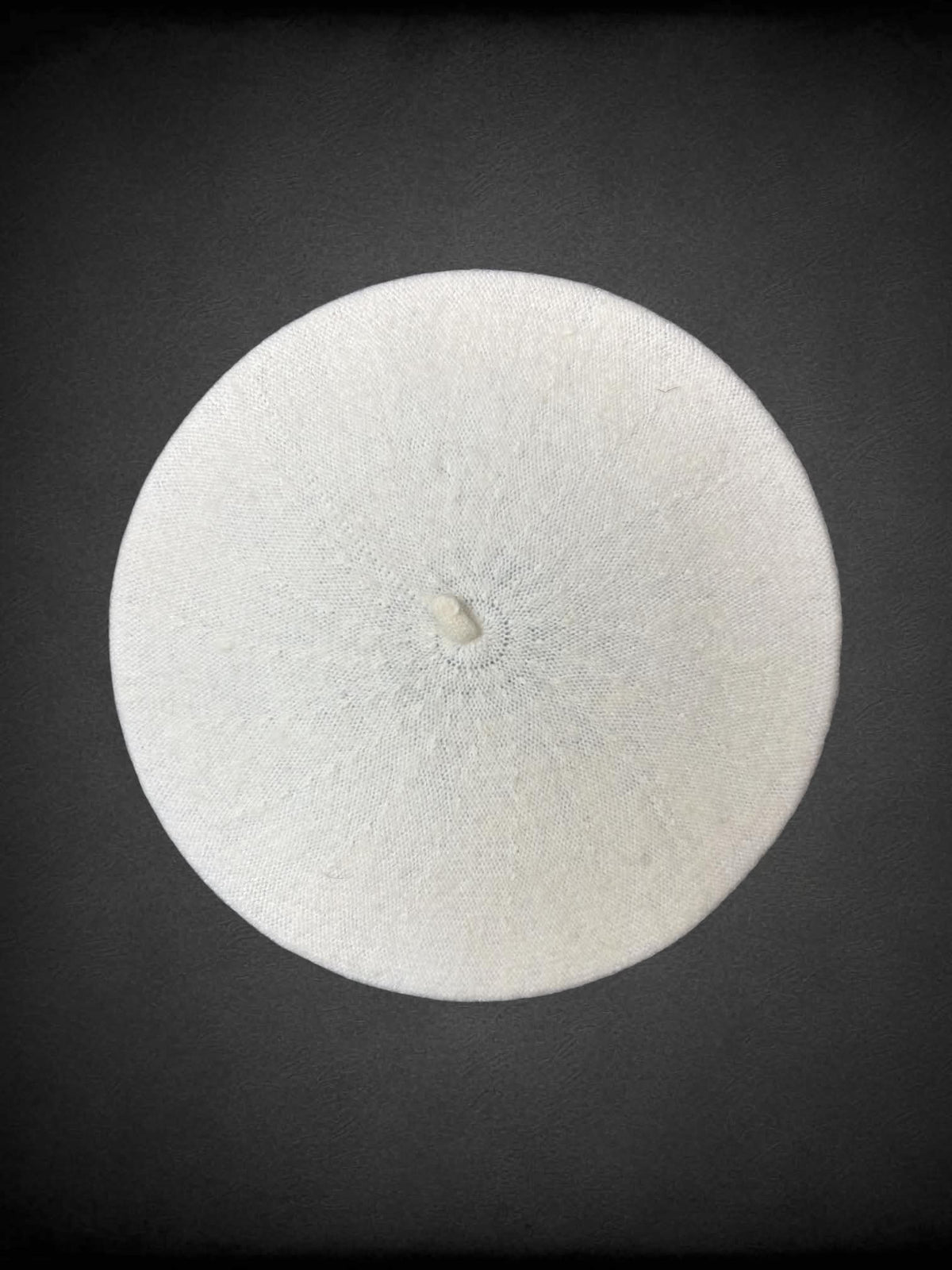 White knit beret new in package