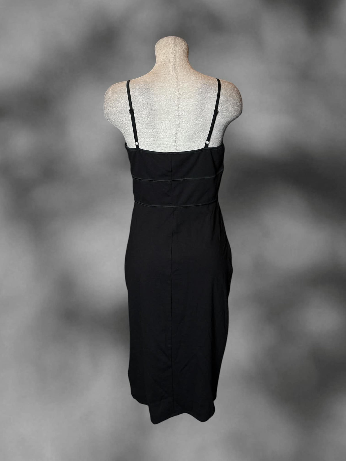 L Social Tourist NWT black dress with cutout design on front, zipper on side, and adjustable straps