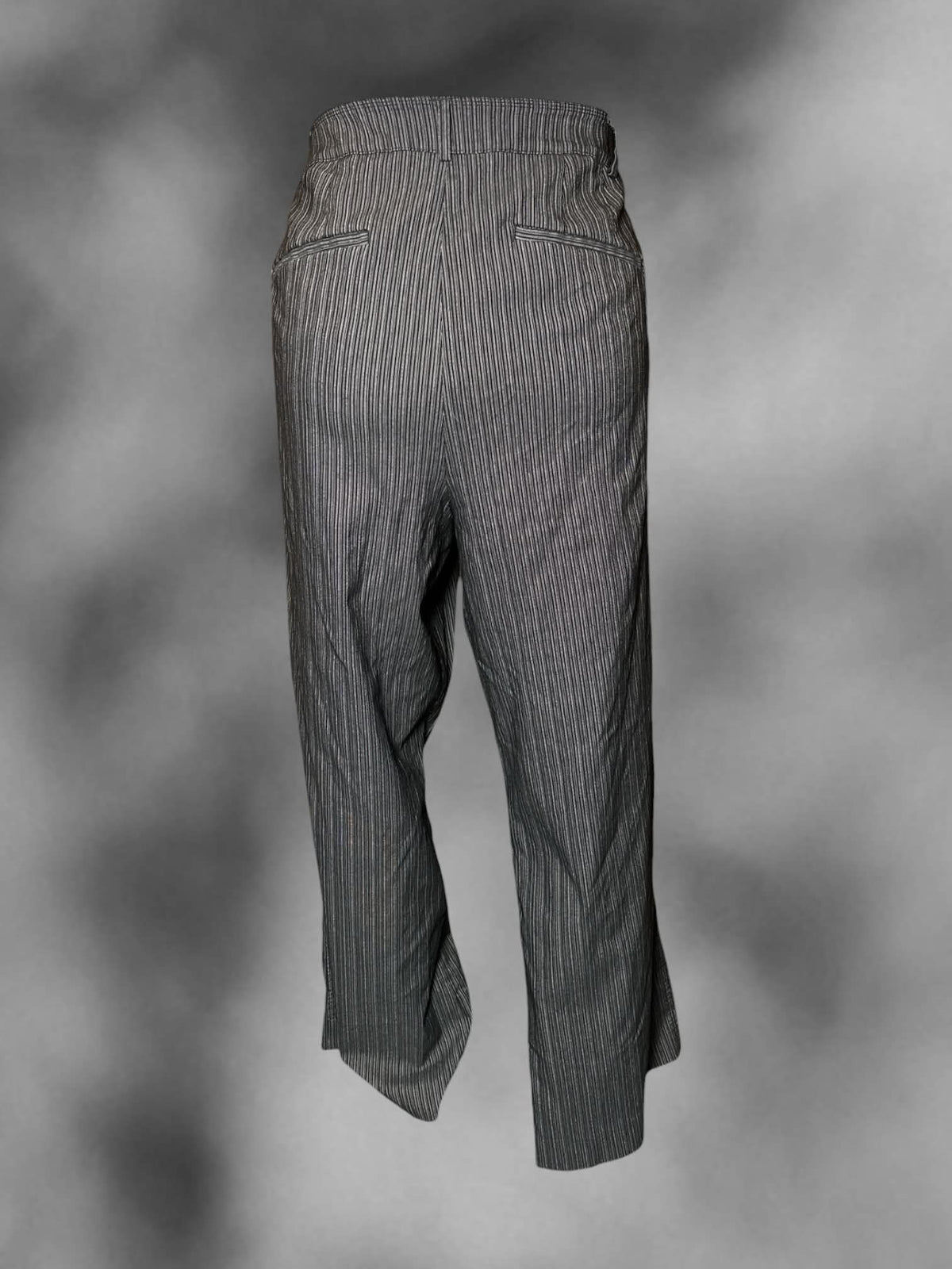 3X Lane Bryant grey formal pants with striped pattern, and stretch waist