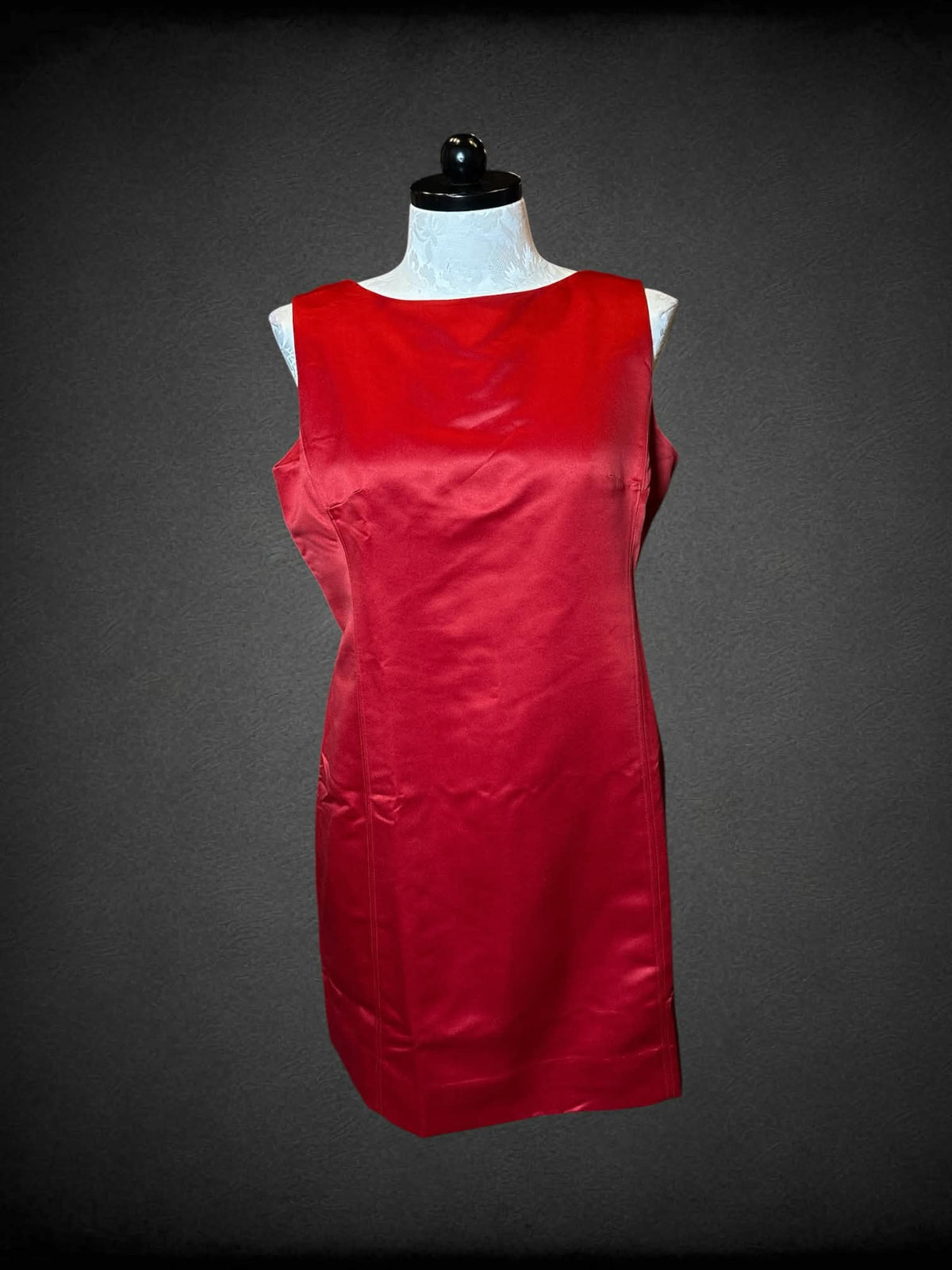 0X J. Crew red short dress with zipper on back