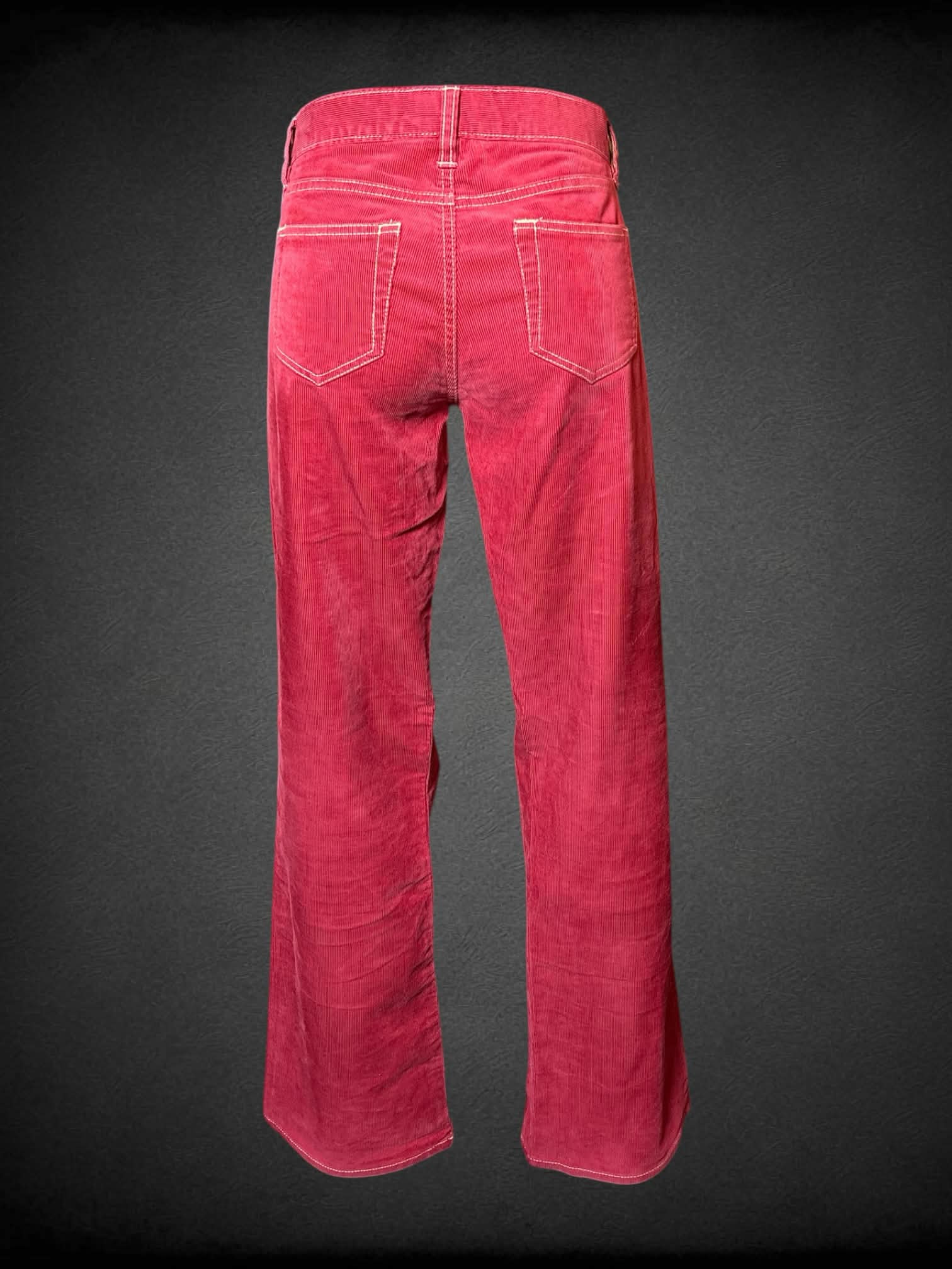 M Old Navy Y2K red corduroy boot-cut pants