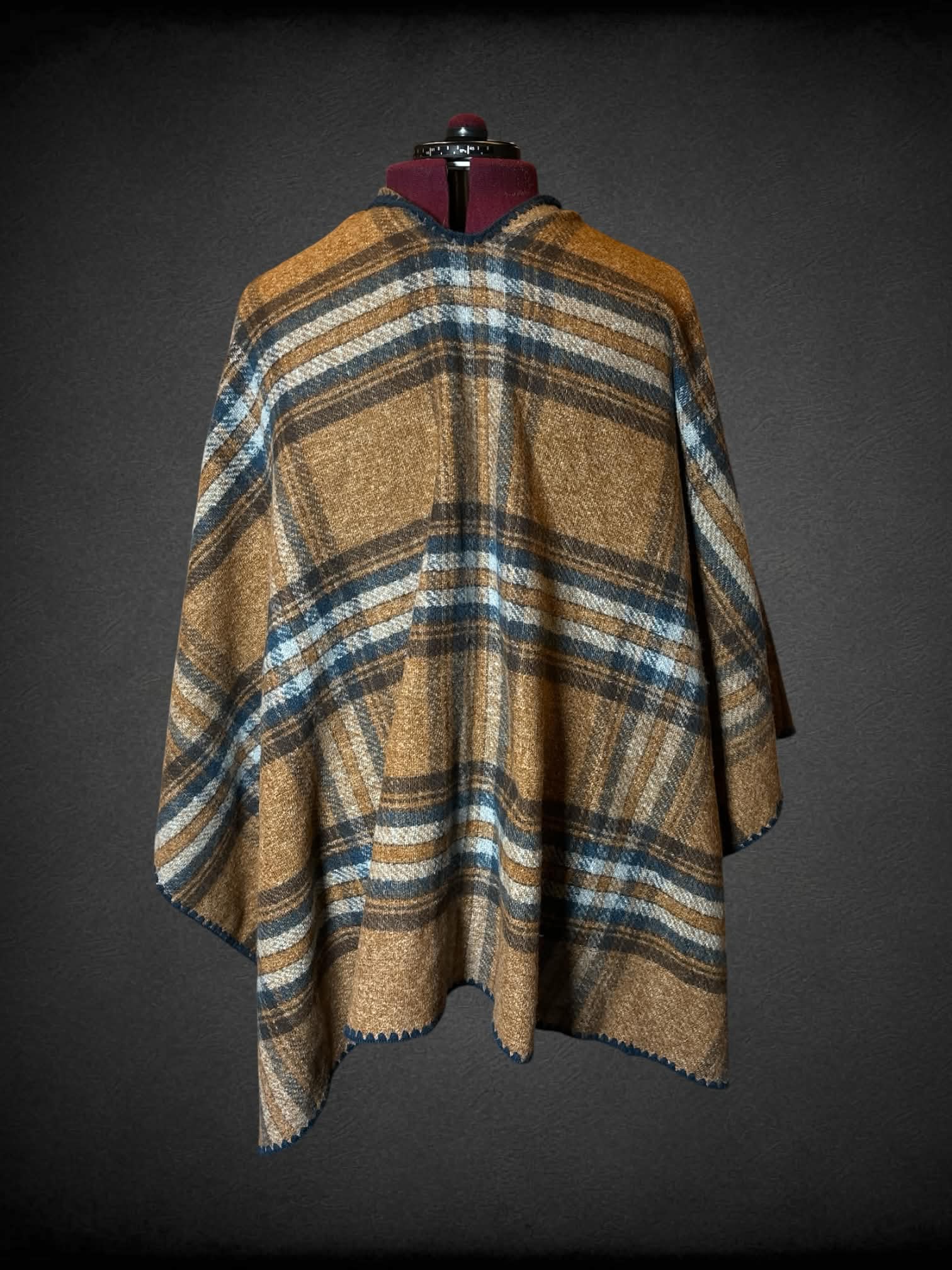 One Size Styline NWT brown plaid shawl