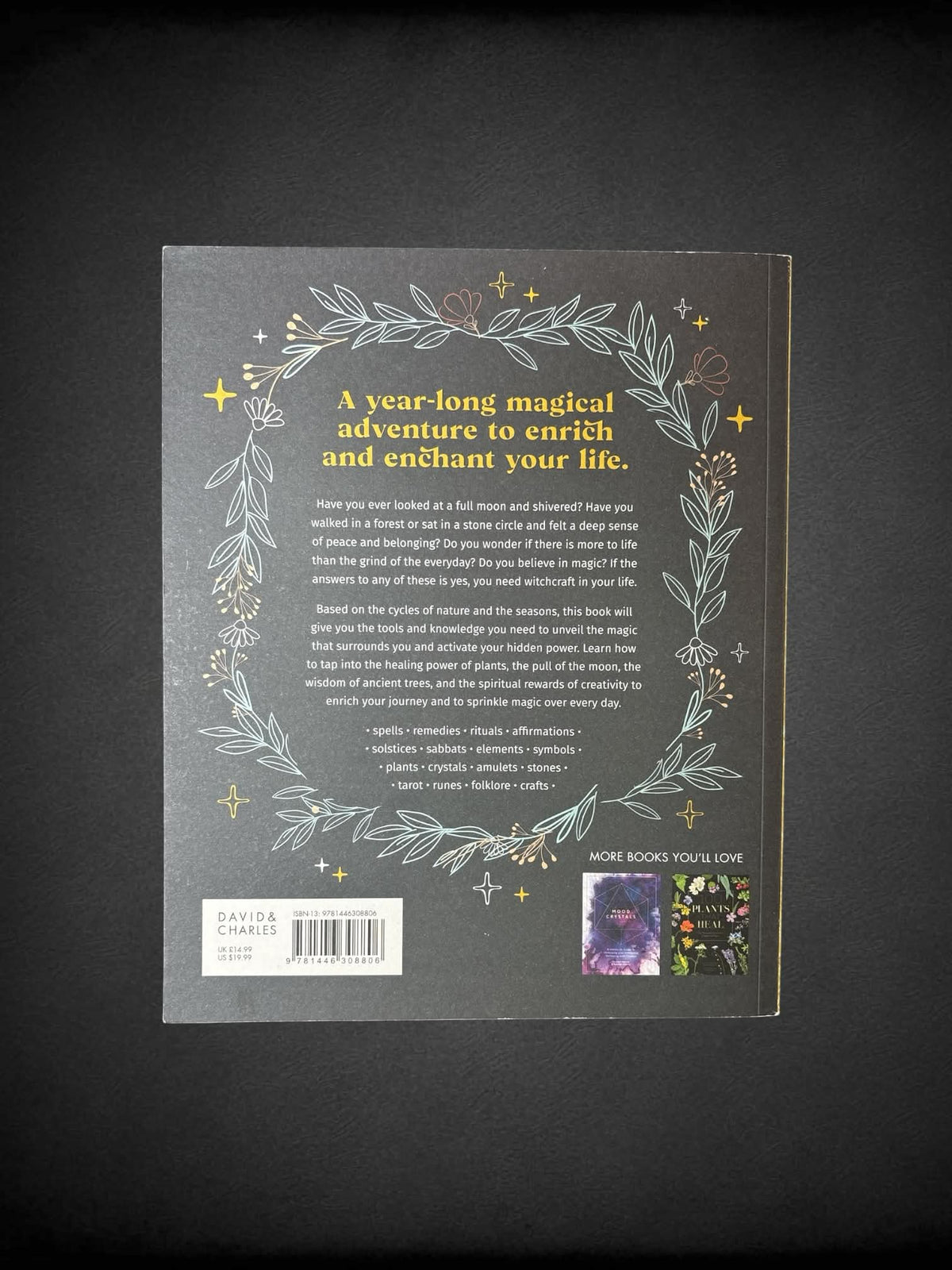 The Witch’s Yearbook spells & rituals book by Clare Gogerty