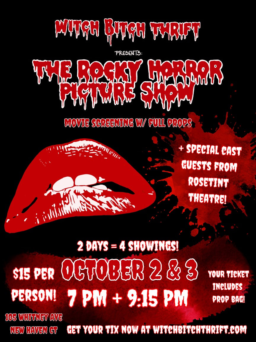 10/02 - 10/30: The Rocky Horror Picture Show