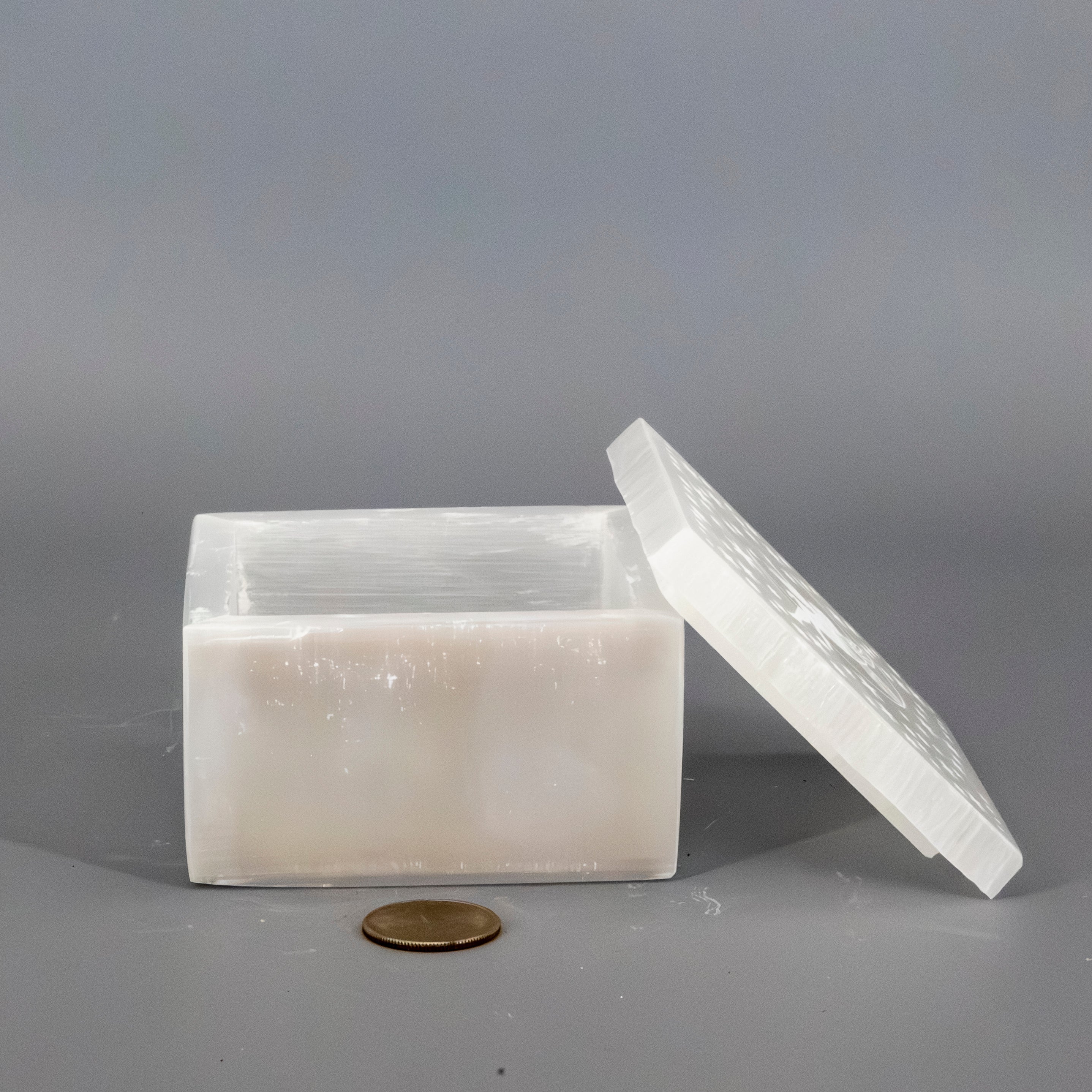 Selenite "Forest Fairy" Jewelry Box