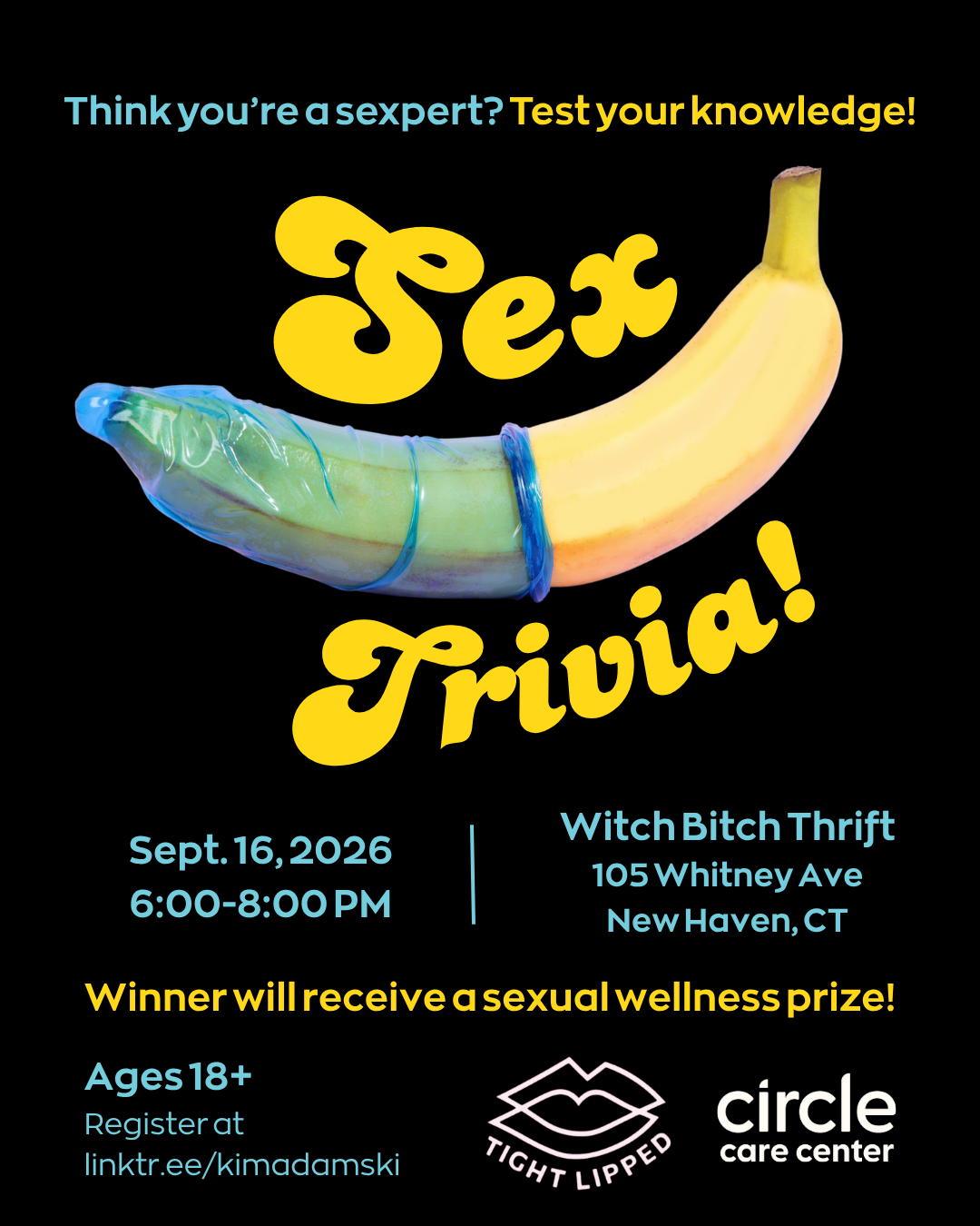 9/16: Sex Trivia w/ Kim Adamski