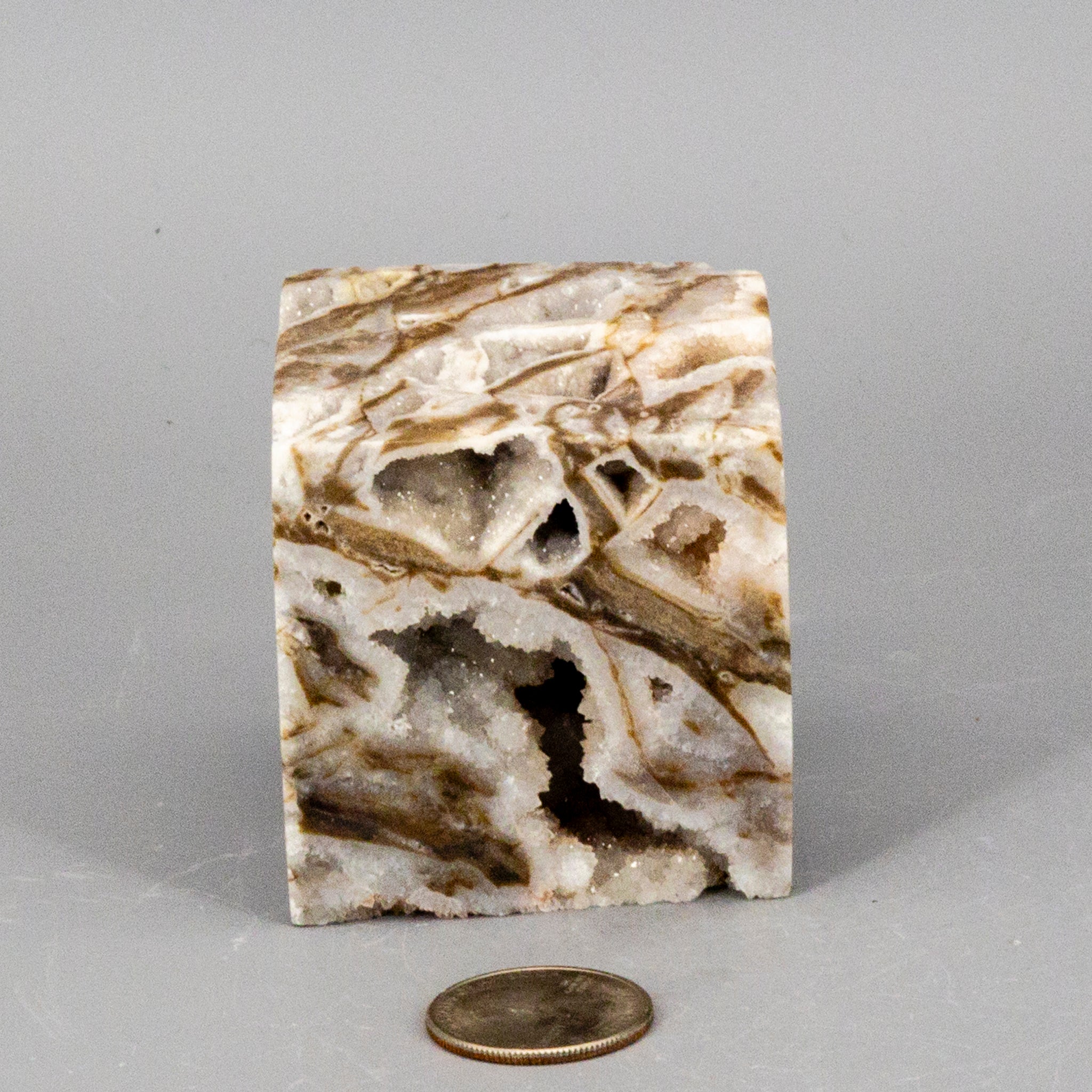 Sphalerite Crystal Cube with Druzys