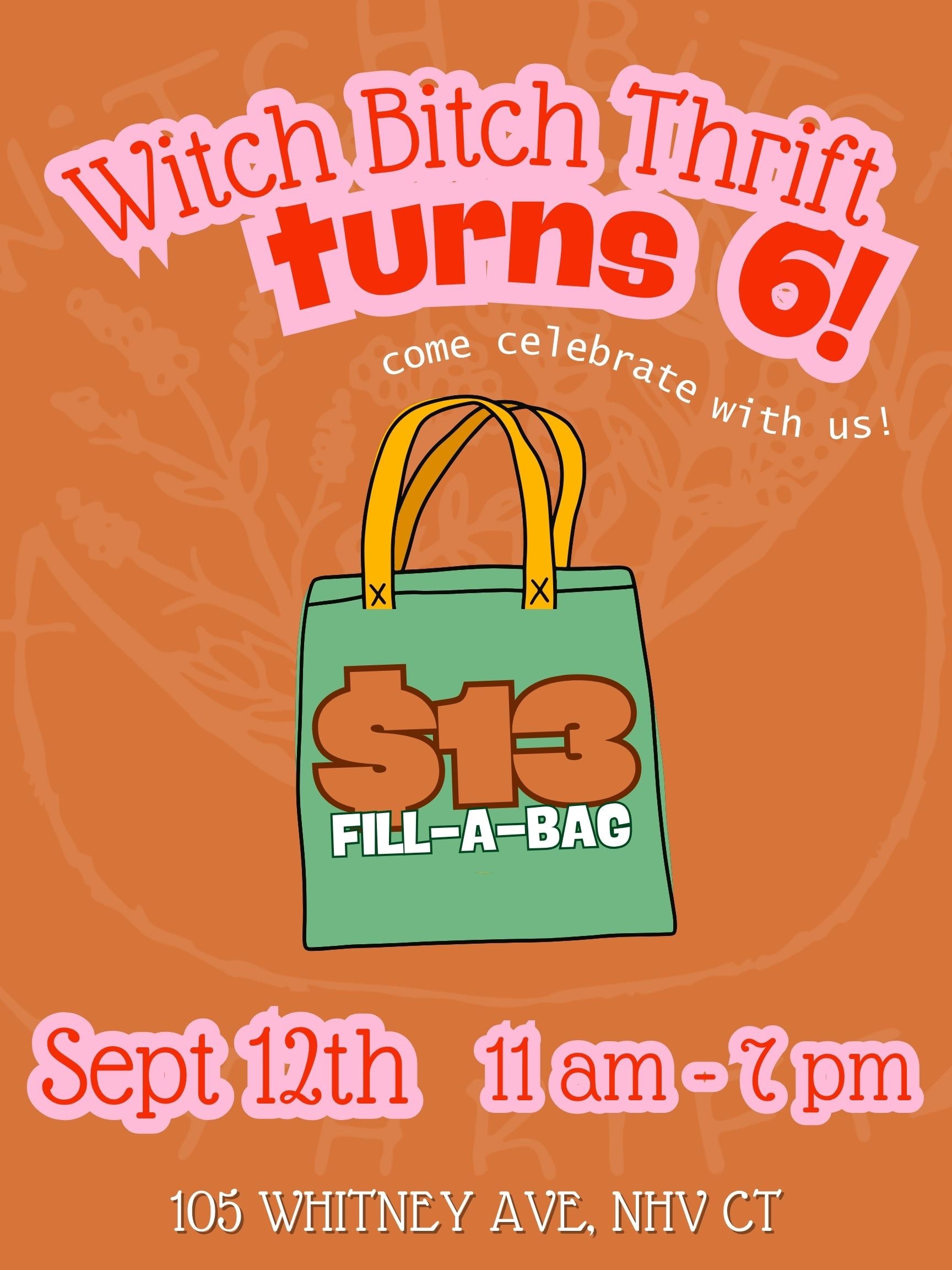 9/12: $13 Fill a Bag Bin Sale