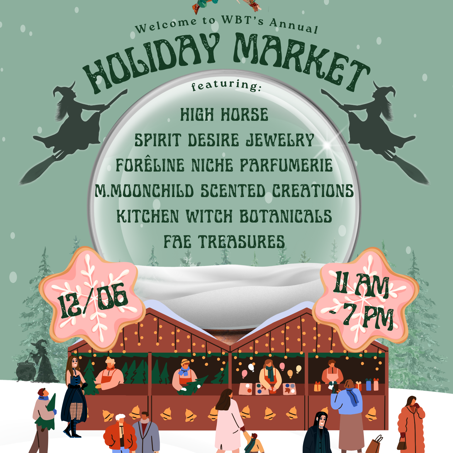 12/06 Holiday Vendor Market + Holiday Collection Drop In-Store