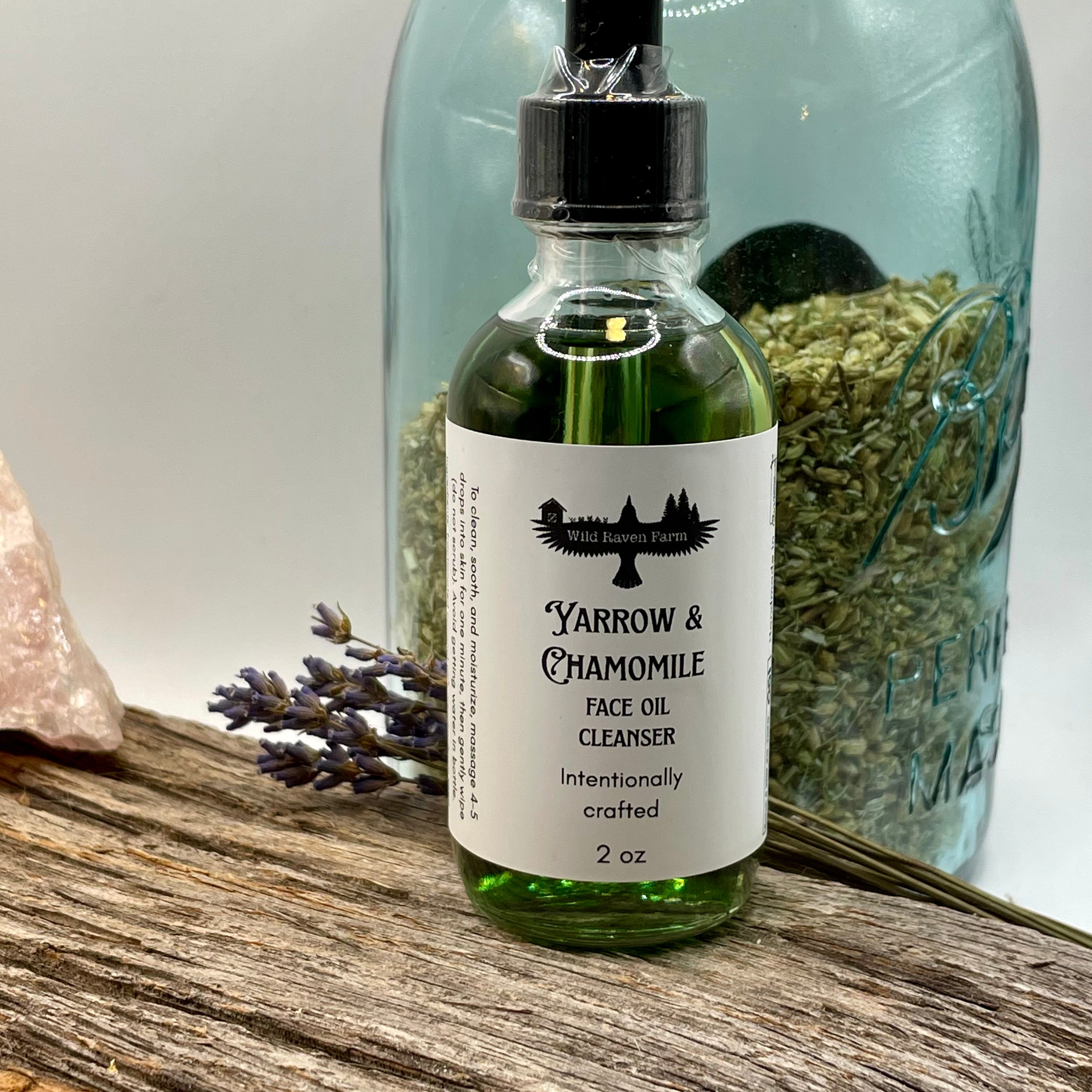 Yarrow & Chamomile Face Oil & Cleanser