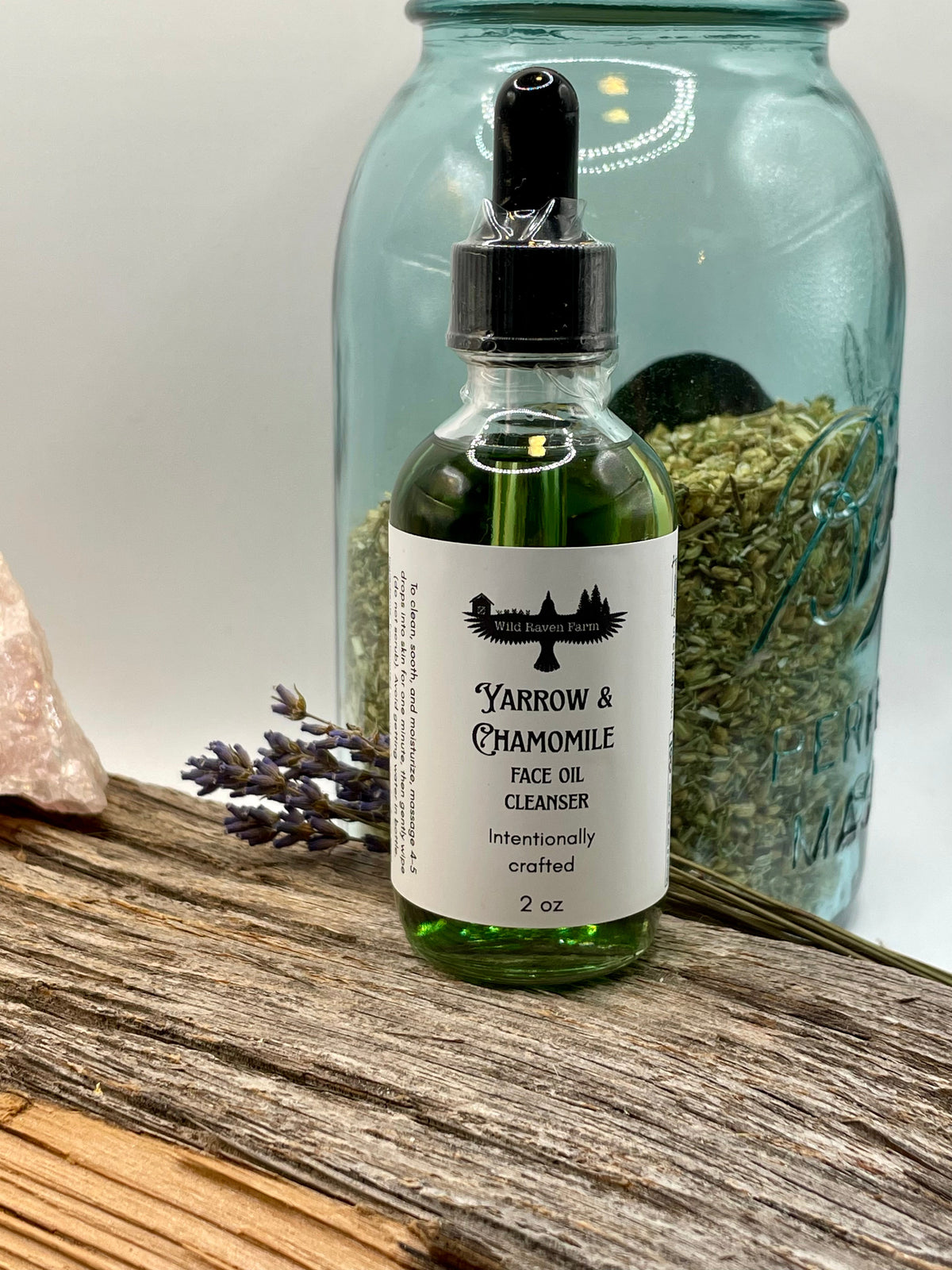 Yarrow & Chamomile Face Oil & Cleanser