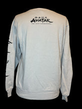 Load image into Gallery viewer, 0X Lilac “Avatar the Last Airbender” long sleeve crew neck pullover sweatshirt w/ Gaang graphic
