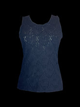 Load image into Gallery viewer, S Black lace sleeveless top
