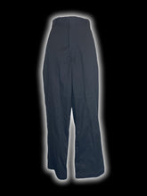 Load image into Gallery viewer, XL Black high waist straight leg pants w/ pockets, belt loops, &amp; clasp/zipper closure
