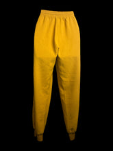Load image into Gallery viewer, S Gold yellow jogger pants w/ pockets, &amp; elastic drawstring waist
