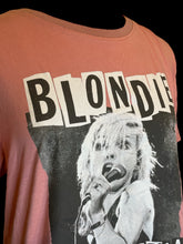 Load image into Gallery viewer, 1X Pink, black, &amp; white “Blondie” tour graphic short sleeve crew neck top
