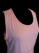 Load image into Gallery viewer, XL Pale pink sleeveless scoop neck dress w/ pleated waist
