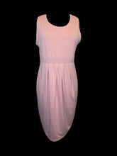Load image into Gallery viewer, XL Pale pink sleeveless scoop neck dress w/ pleated waist
