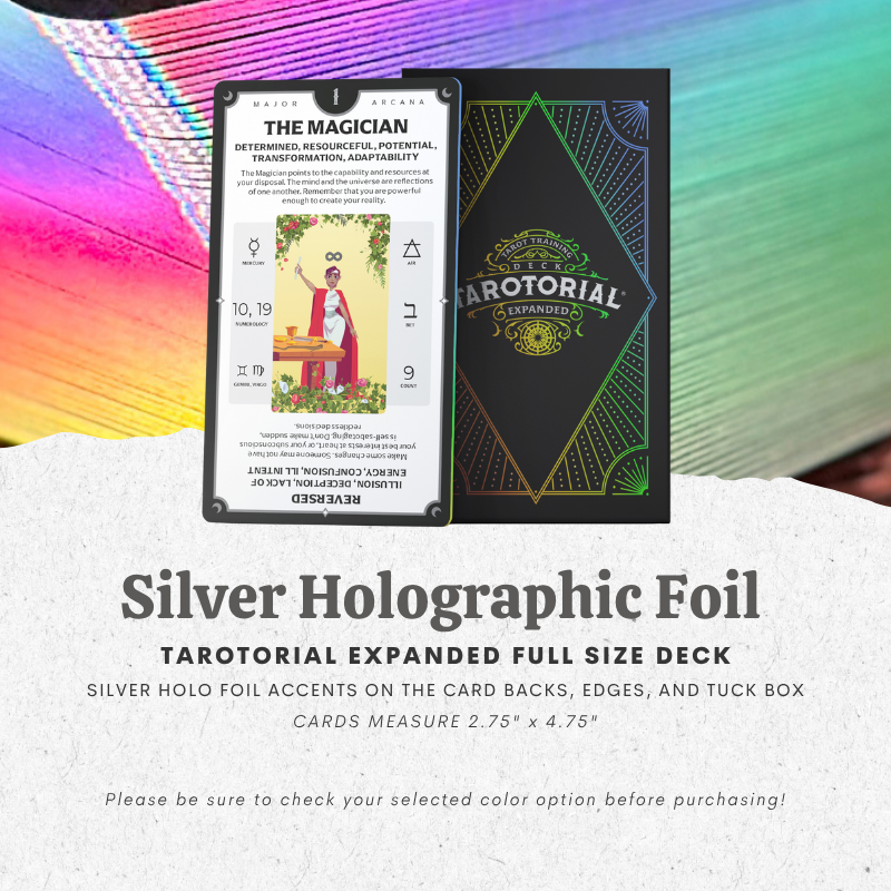 Tarotorial ® Expanded Tarot Deck in Antique Gold Foil