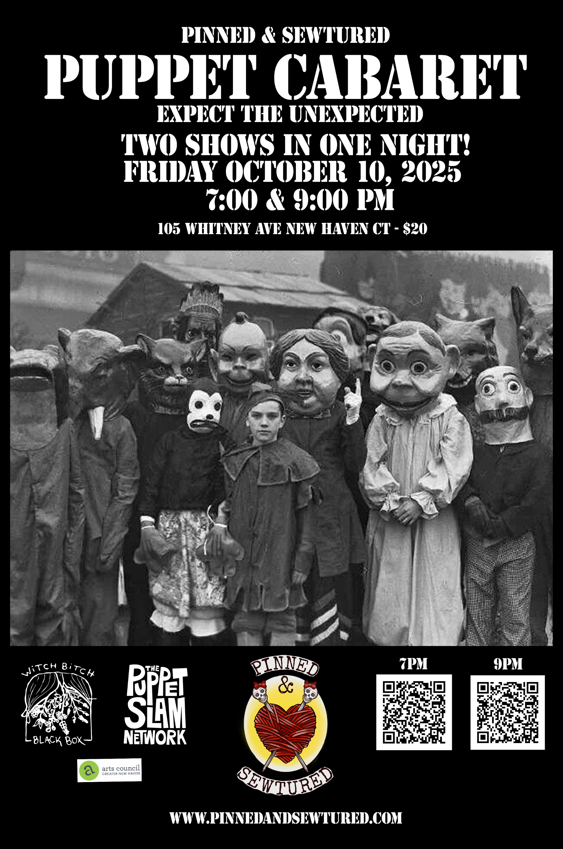 10/10 Pinned & Sewtured Puppet Cabaret