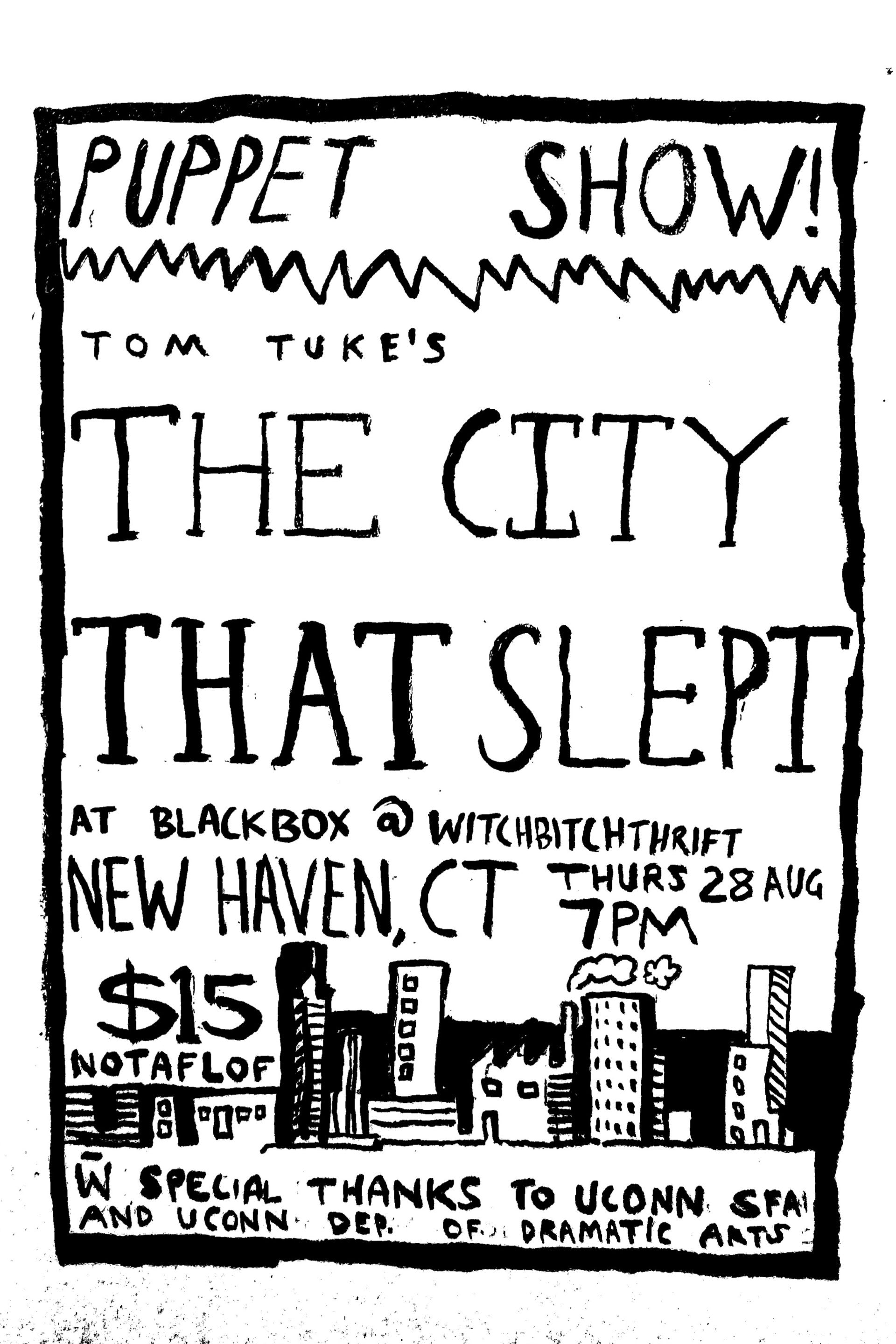 08/28 Puppet Show: "The City That Slept"