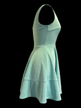 Load image into Gallery viewer, XXS Aqua sleeveless a-line dress w/ paneling details, &amp; zipper closure
