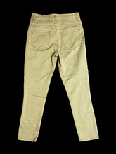 Load image into Gallery viewer, S NWT Pale green denim high-waist pants w/ double buttons, pockets, &amp; belt loops
