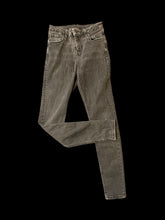 Load image into Gallery viewer, XXS Grey denim pants w/ pockets, belt loops, &amp; zipper/button closure
